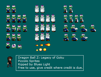 Download Game Dragonball Z The Legacy Of Goku 2 Sprites